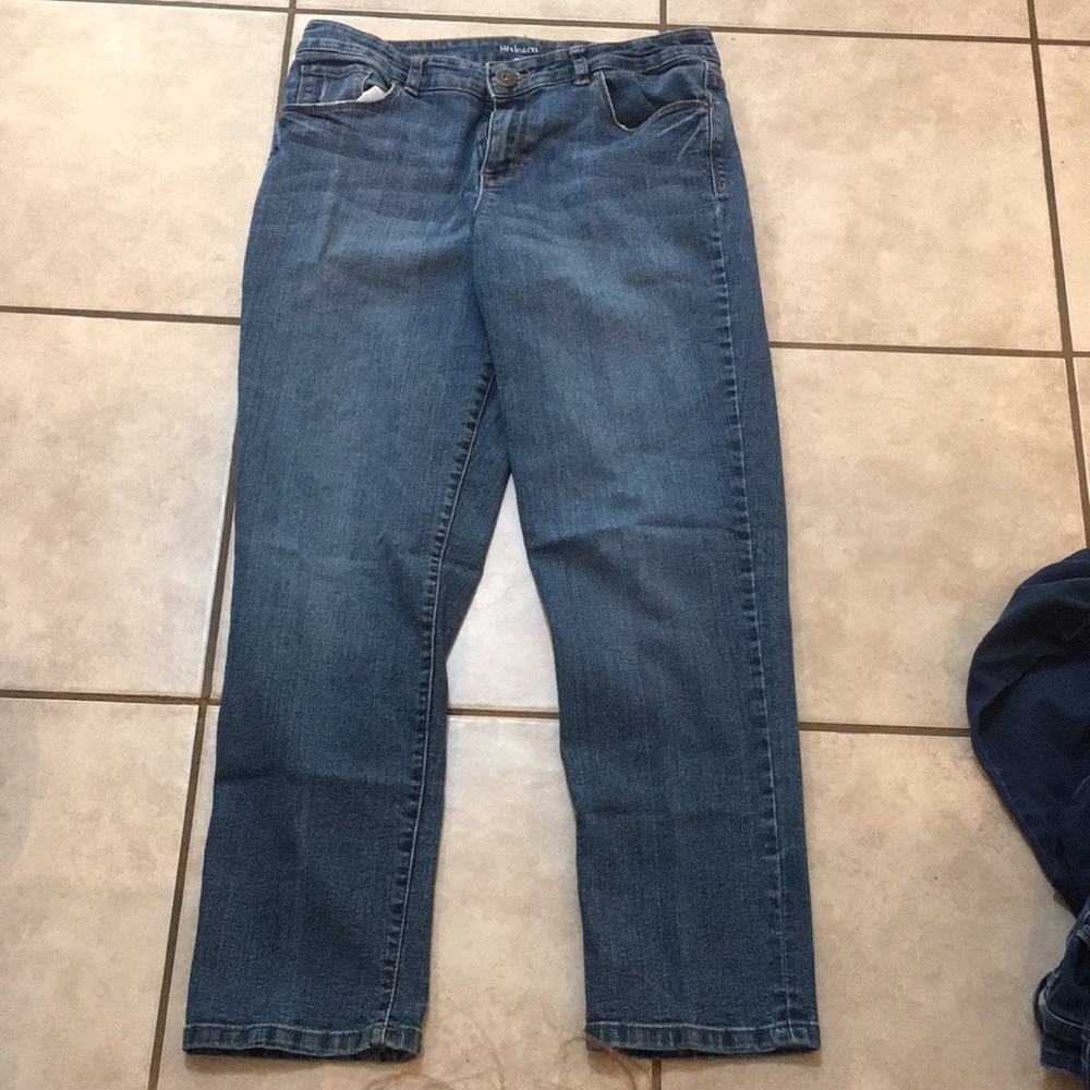 Straight Legged Jeans